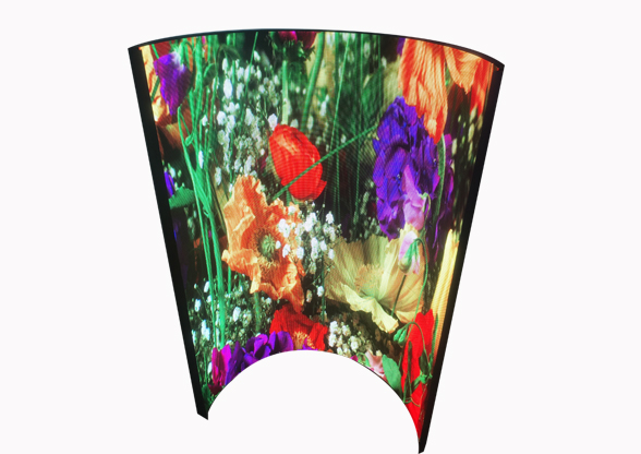 LED shaped screen